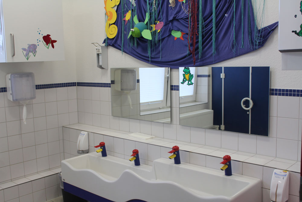 Waschraum Wichtelgruppe